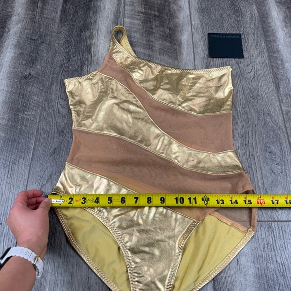 Norma Kamali Gold One Piece Swimsuit - Picture 13 of 15